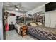 Bedroom with bunk beds and ceiling fan at 10114 Chimney Hill Ct, Tampa, FL 33615