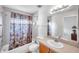 Clean bathroom with tub/shower combo and vanity at 1050 Starkey Rd # 2701, Largo, FL 33771