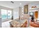 Kitchen with granite countertops, wood cabinets, and stainless steel appliances at 1050 Starkey Rd # 2701, Largo, FL 33771