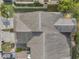 Top-down view of a townhome's roof and surrounding area at 1050 Starkey Rd # 2701, Largo, FL 33771
