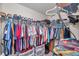 Spacious walk-in closet with ample hanging space and shelving at 1050 Starkey Rd # 2701, Largo, FL 33771
