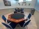 Community Card Room with multiple tables and chairs at 1100 Belcher S Rd # 190, Largo, FL 33771