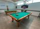 Game Room with two billiard tables at 1100 Belcher S Rd # 190, Largo, FL 33771