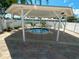 Relaxing hot tub with covered seating area at 1100 Belcher S Rd # 190, Largo, FL 33771