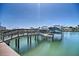 Private boat dock with access to the water at 145 Brightwater Dr # 2, Clearwater, FL 33767