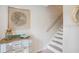 Modern staircase leading to upper levels of the home at 145 Brightwater Dr # 2, Clearwater, FL 33767