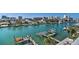 Stunning waterfront view with boats and city skyline at 145 Brightwater Dr # 2, Clearwater, FL 33767