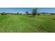 Expansive view of a golf course, featuring lush green grass and mature trees at 2258 World Parkway W Blvd # 8, Clearwater, FL 33763