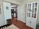 Kitchen view with stainless steel appliances and wood floors at 3053 Overlook Pl, Clearwater, FL 33760