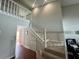 Interior staircase leading to an upper level loft area at 3053 Overlook Pl, Clearwater, FL 33760