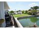 Balcony overlooking the water and green space at 3753 46Th S Ave # 7, St Petersburg, FL 33711