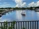Scenic waterfront view with boats and lush greenery at 3753 46Th S Ave # 7, St Petersburg, FL 33711
