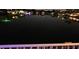 Night view of the water and neighborhood lights at 3753 46Th S Ave # 7, St Petersburg, FL 33711