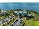 Community clubhouse with pool, parking and beautiful landscaping at 380 Aruba Cir # 203, Bradenton, FL 34209