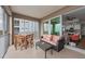 Relaxing balcony with outdoor seating and water views at 380 Aruba Cir # 203, Bradenton, FL 34209