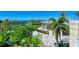 Outdoor patio area with seating and water views at 380 Aruba Cir # 203, Bradenton, FL 34209