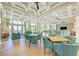 Relaxing community room with comfortable seating and water views at 380 Aruba Cir # 203, Bradenton, FL 34209