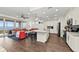 Modern kitchen with granite countertops and stainless steel appliances at 380 Aruba Cir # 203, Bradenton, FL 34209