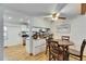 Small dining area with wood floors and kitchen views at 4250 37Th S St # 5, St Petersburg, FL 33711