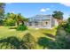 Large backyard with a screened pool at 4345 Union Springs Rd, Spring Hill, FL 34608