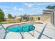 Relaxing screened pool and patio area at 4345 Union Springs Rd, Spring Hill, FL 34608
