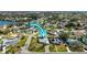 Aerial view of property location within neighborhood at 6233 Florida E Cir, Apollo Beach, FL 33572