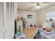 Bedroom with built-in shelving, window seat, and lots of natural light at 6388 21St N Ave, St Petersburg, FL 33710