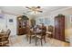 Bright dining room with a wooden table and chairs, perfect for Gathering meals at 6388 21St N Ave, St Petersburg, FL 33710