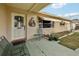 Welcoming front porch with seating and nautical decor at 6388 21St N Ave, St Petersburg, FL 33710