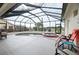 Enclosed pool and spa area with screened lanai at 6769 Greenview Ln, Englewood, FL 34224