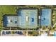 Aerial view of community tennis, pickleball, and basketball courts at 7401 Paradiso Dr, Apollo Beach, FL 33572