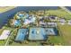 Resort-style pool, tennis and basketball courts at 7401 Paradiso Dr, Apollo Beach, FL 33572