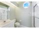 Simple bathroom with shower and updated fixtures at 843 Harbor Is, Clearwater Beach, FL 33767