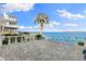 Spacious waterfront patio with beautiful water views at 843 Harbor Is, Clearwater Beach, FL 33767