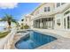 Luxury pool and spa with breathtaking water views at 843 Harbor Is, Clearwater Beach, FL 33767