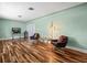 Living room with hardwood floors and elegant decor at 9909 48Th N Ave, St Petersburg, FL 33708