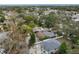 Aerial view showing house, backyard, and surrounding neighborhood at 10107 N Arden Ave, Tampa, FL 33612