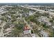 Aerial view showcasing the home and its surroundings at 10107 N Arden Ave, Tampa, FL 33612