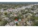 Aerial view showing home's location in a residential area at 10107 N Arden Ave, Tampa, FL 33612