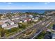 Aerial view showing the property's waterfront location at 1109 Pinellas Bayway S # 403, Tierra Verde, FL 33715