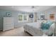 Bright bedroom with a king-size bed and plenty of closet space at 1109 Pinellas Bayway S # 403, Tierra Verde, FL 33715