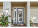 Inviting front door entry at 1109 Pinellas Bayway S # 403, Tierra Verde, FL 33715