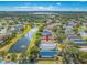 Aerial view showcasing the home's location at 11310 Palm Island Ave, Riverview, FL 33569