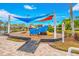 Safe and fun playground with shaded play equipment at 11310 Palm Island Ave, Riverview, FL 33569