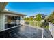 Private balcony with tranquil water views at 1302 Belcher Dr, Tarpon Springs, FL 34689