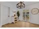 Bright dining room with french doors leading to the backyard at 1320 Dixie S Ln, St Petersburg, FL 33707