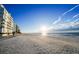 Stunning beach view with white sand and ocean at 1582 Gulf Blvd # 1108, Clearwater Beach, FL 33767