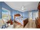 Comfortable main bedroom with hardwood floors and ocean view at 1582 Gulf Blvd # 1108, Clearwater Beach, FL 33767