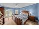 Main bedroom features hardwood floors and ocean views at 1582 Gulf Blvd # 1108, Clearwater Beach, FL 33767