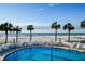 Inviting community pool with oceanfront views at 1582 Gulf Blvd # 1108, Clearwater Beach, FL 33767